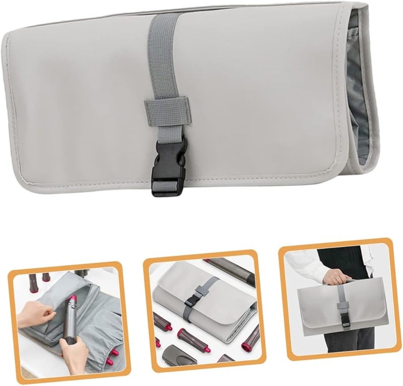 حقيبة تخزين محمولة لمكواة تجعيد الشعر خفيفة الوزن منظم حقيبة للسيدات والفتيات - Image 4